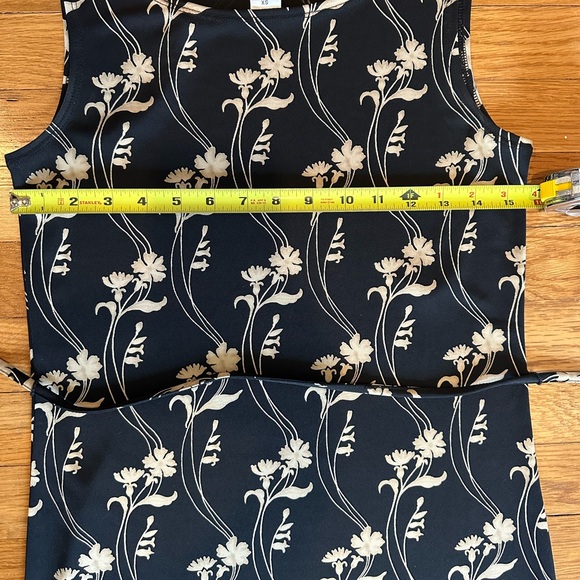 LOFT Sleeveless Dress. Black and Tan, Women’s XS - Picture 5 of 6
